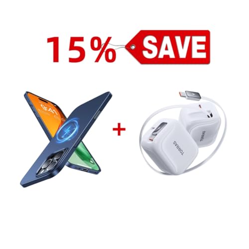TORRAS 40W Dual-Port USB C Charger & Magnetic Case