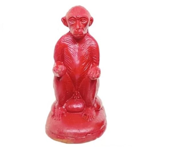 Buy Devotional Kart Red Monkey Statue/Lal Bandar ki Murti/Mitti ka Lal