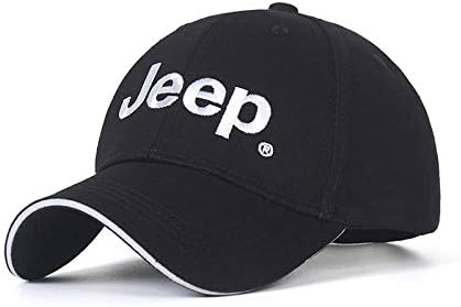 Car Sales Logo Embroidered Adjustable Baseball Caps for Men and Women Hat Travel Cap Racing Motor Hat Fit JP(White) Car Accessory