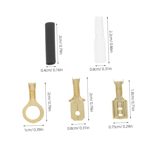 Kit cosses électriques laiton 1050 pièces avec gaine thermorétractable