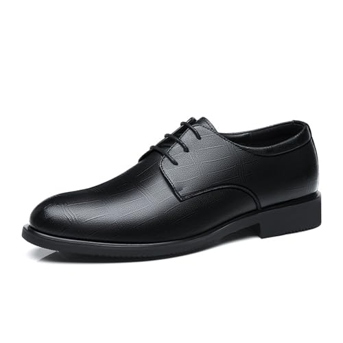 YZABEL New Dress Oxford Shoes for Men Fashion Anti-Slip Lug Sole Business Shoes Classic Office Comfortable Business Formal Shoes