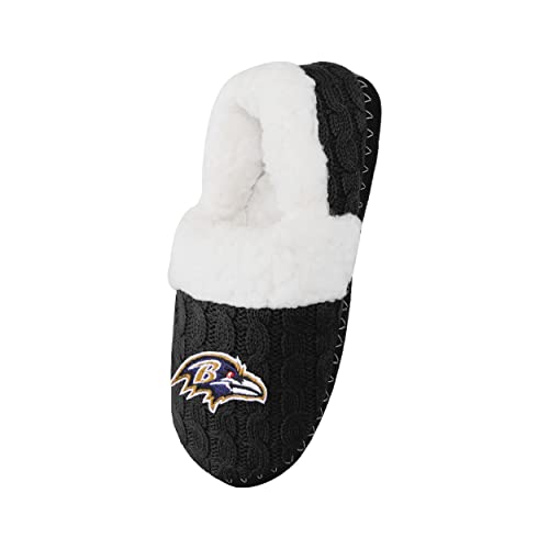 Image of FOCO Womens NFL Team Color Moccasin Slippers