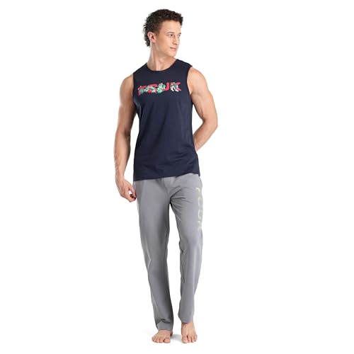 Image of FCUK Men's Solid Regular Fit Fashion Vest