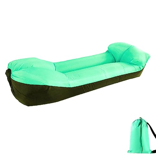 Sofá Inflable Portátil - Silla Ligera Con Bolsa De Viaje, Asiento De Relajación De Estilo Hamaca Al Aire Libre Para Viajes | Uso Para Playa Camping Parque Configuración Diaria Rep