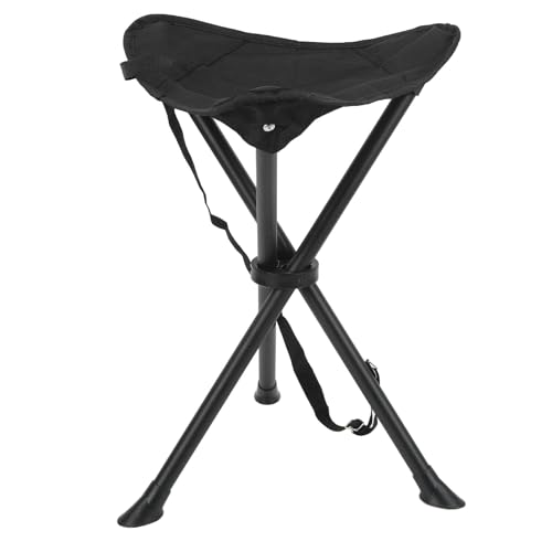 SPYMINNPOO Tabouret de Trépied Pliant, Chaise Pliable Portable Antidérapante pour Le Camping, Pêche, Pique-Nique, Roulement de de 200 Kg, Revêtement...