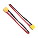 【2本】xt60 延長ケーブル xt60 アダプター xt60コネクタープラグ 延長ケー オスメスコネクタプラグ付きワイ XT60 メスオス 10cm ソーラーパネル 接続用 XT60 アダプター ソーラーパネル 用 XT60 ドローン バッテリー ラジコン 電源ケーブル ポータブル バッテリー