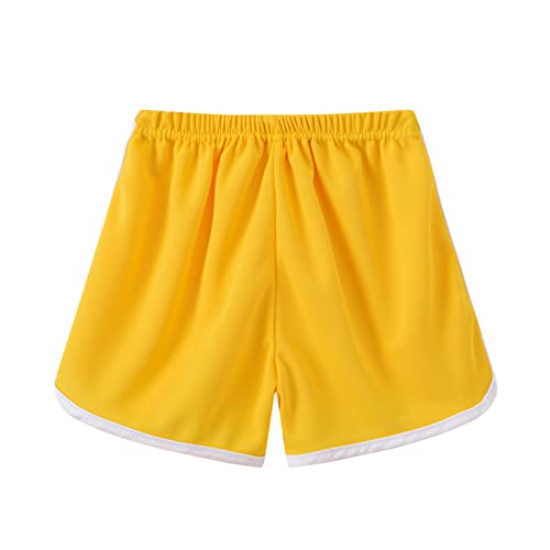 Boys Girls Summer 𝐃olphin Shorts with 𝐃rawstring Quick 𝐃ry Swim 𝐓runks Boardshorts Solid Athletic Shorts2