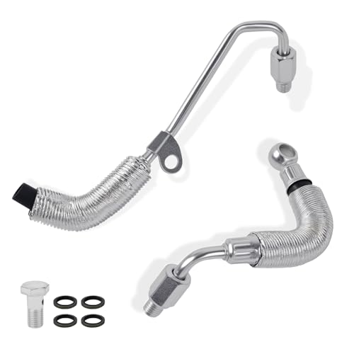 55567067 55568031 Turbocharger Cooling Feed Line Pipe & Coolant Return Hose Line Compatible With Chevy Buick Vehicle 2011-2021 Cruze Sonic Trax 2013-2021 Encore - Durable and Easy Install