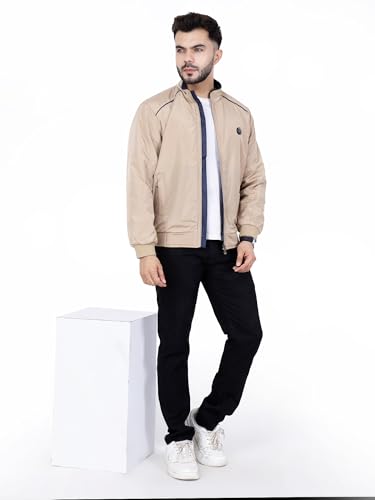 Image of Dollar Jacket For Men Casual Zipper Bomber For Winter
