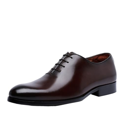 Dress Shoes for Men Men's Classic Retro Oxfords Comfortable Cow Leather Business Formal Dress Shoes for Men