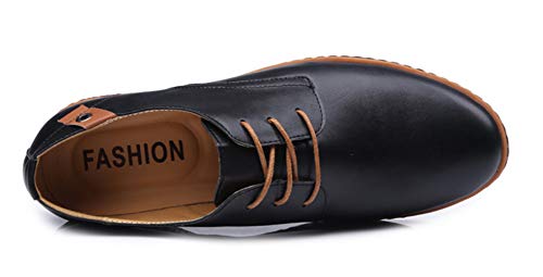 Men' s Fashion Comfort Lace Up Casual Oxfords Shoes Business Formal Dress Shoes3