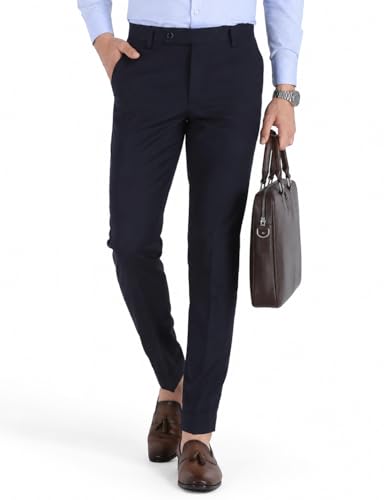 Image of SUNPOINT Formal Pants for Men Office Wear - Premium Regular Fit Formal Trouser for Men, Boys, Gents Bottom Formal wear for Office Meeting, Party, Gathering, Wedding