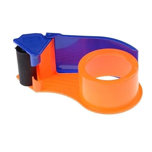 KANVIPRIYA Plastic Handy Packaging Tape Dispenser, Packaging Tape Cutter Machine, Packaging Boxes Roll Roller Cutter Parcel Cartoon Sealer, Packing Tool 2