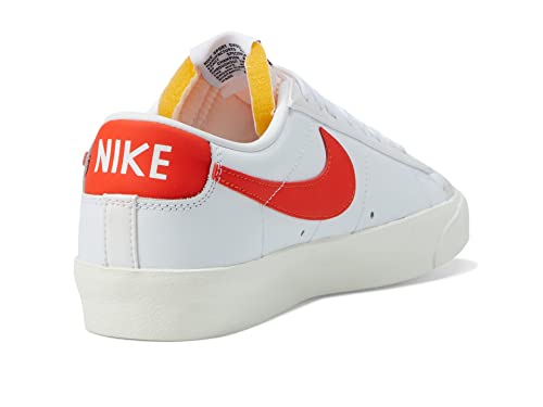 Image of Nike Mens Blazer Low '77 VNTG White /Team Orange-White-SAIL Sneaker - 11 UK (12 US) (DA6364-104)