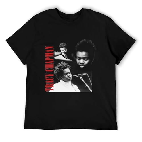 Photo de CDWTA LIMENGDA Vintage-Tracy-Chapman-Unisex-T-Shirt-All-Size-S-4XL-II1044 Black
