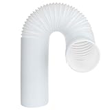 SENENQU Portable Air Conditioner Universal Exhaust Hose 5 Inch Diameter 59" Long Clockwise Thread Room Airconditioner AC Vent Replacement Tube