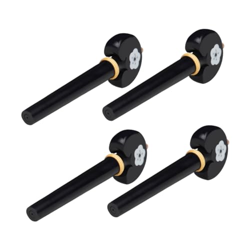SUPVOX 4pcs Wooden Cello Tuning Pegs Replacement Parts for Violin String Instruments Durable Easy to Use