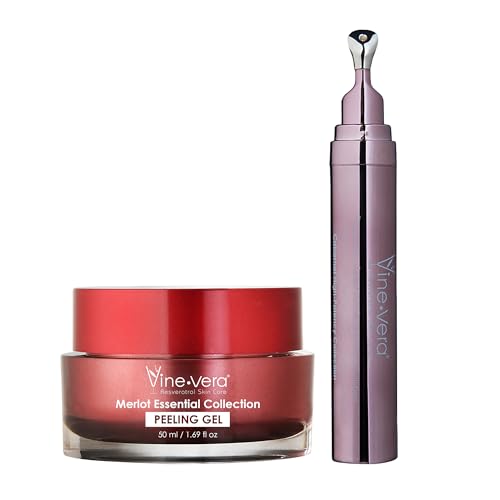 Vine Vera Merlot Peeling Gel &amp; Cabernet 60 Second Eye Solution Bundle