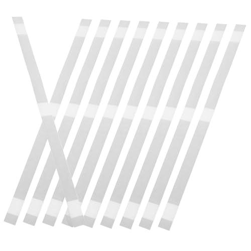 BUTIFULSIC 20pcs Hot Melt Adhesive Strips for Book Repair Glue Sticks Craft Tape for Scrapbooking Binding Tape Strip Office Supply