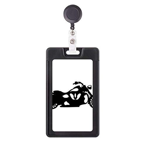 Porte-badge enrouleur moto mécanique rétractable pour carte d'accès