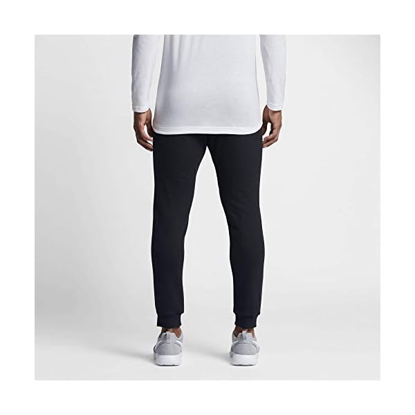 Mens-Nike-Sportswear-Club-Jogger-Sweatpant Nike Men's Sportswear Club Joggers, Black/White, Medium