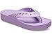 Crocs Women's Via Platform Flips Sandals Orchid 6 Medium