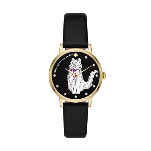 Kate Spade New York Reloj Analógico para Mujeres de Cuarzo con Correa en Cuero KSW1844 Kate Spade New York Reloj Analógico para Mujeres de Cuarzo con Correa en Cuero KSW1844