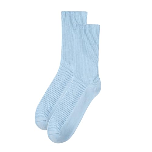 Image of MELUSA Wool Cashmere Socks for Women, Super Soft Warm Cozy Winter Gift Crew Socks