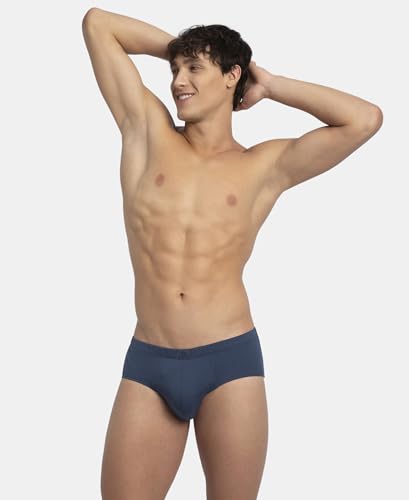 Image of Jockey 8035 Men Super Combed Cotton Solid Brief with Ultrasoft Concealed Waistband