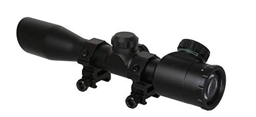 TRUGLO Crossbow Scope 4x32 IR with Rings Black