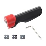 Herramienta de plano de mano biselada para acabado de bordes de carpintería y eliminación de rebabas, diseño ligero y portátil para un fácil transporte en bolsas de herramientas (1)