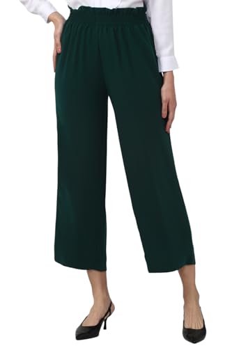 Image of Van Heusen Women's Relaxed Fit High Rise Relaxed Formal Elastic Waist Paperbag Pants