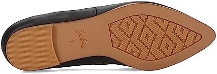 ZODIAC Women's Hill Slip On Pointed Toe Flat,Black,7.5 | Image 6