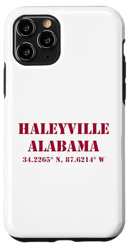 Haleyville Alabama Coordinates ���y�Y �X�}�z�P�[�X iPhone 11 Pro �p