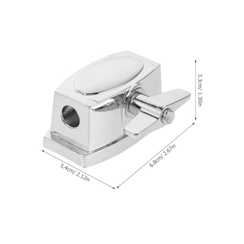 Soporte para Tom Drum 52mm Metal Plateado Beavorty miniatura 2
