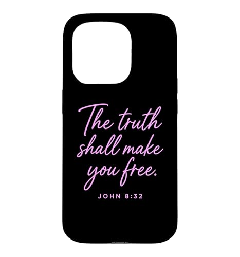 Truth Shall Make You Free John 8:32 �M���� ���� �X�}�z�P�[�X iPhone 15 Pro �p