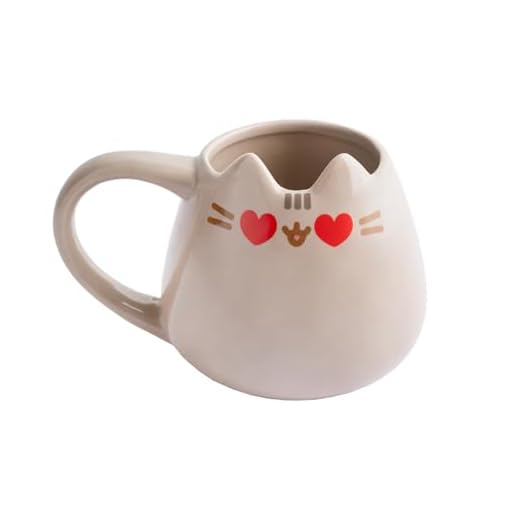 Grupo Erik Taza gato Pusheen - Tazas grande desayuno Kawaii 420 ml - Tazas desayuno bonitas | Taza XL - Taza cerámica, Tazas originales para regalar