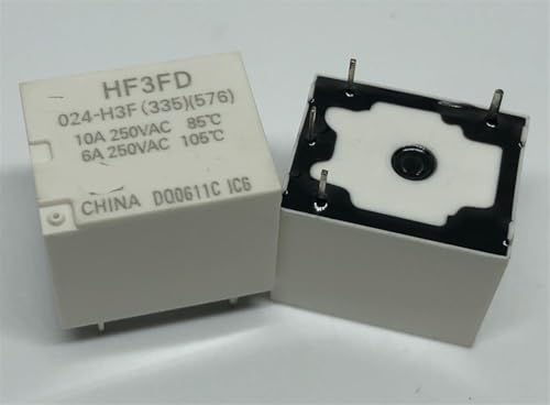 Relais subminiature HF3FD 4 broches 9V 12V 24V commutateur