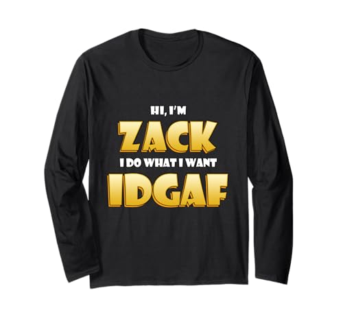 Zack Costume IDGAF Funny Meme Halloween Costume For Zachary ����T�V���c
