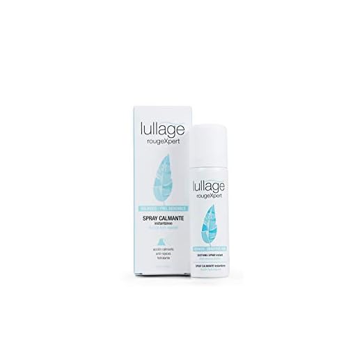 Lullage rougeXpert Spray Calmante Instantáneo Hidratante Facial para Refrescar y Calmar la Piel Sensible o con Rojeces, 50 ml