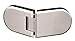 C.R. LAURENCE BER135BN CRL Brushed Nickel Berlin 135 Series 135 Glass-to-Glass Hinge