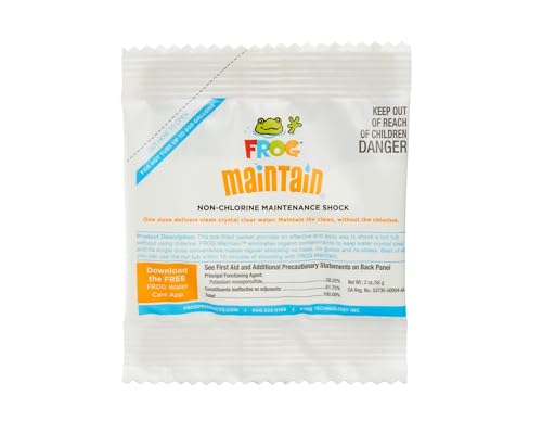 Image of FROG Maintain, Single Dose Non-Chlorine Shock for Hot Tubs, 1 Pack