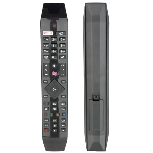 Telecomando RC49141 Compatibile Con Hitachi LED LCD TV 32HB4T41 32HB4T61 32HB4T62 43HB5T62 43HB6T62 32HB5W66 49HB5W62 40HK6W64 43HK4W64 43HK5W64 43HK6W64 Sostituzione Controllore Con NETFLIX Pulsante