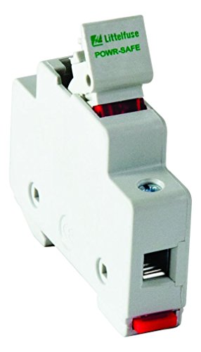 LITTELFUSE LPSC001ID 1 Pole, 30 AMP, 600 VAC/DC, Class CC, DIN Rail Mount, Fuse Holder, INDICATING, LPSC Series, LPSC0001ZXID, POWR-Safe