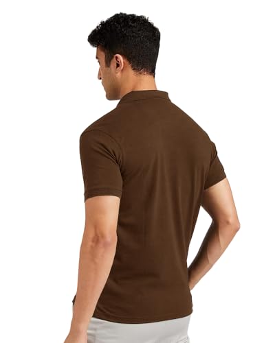 Image of Noble Monk Men's Cotton Blend Regular Fit Polo T-Shirt
