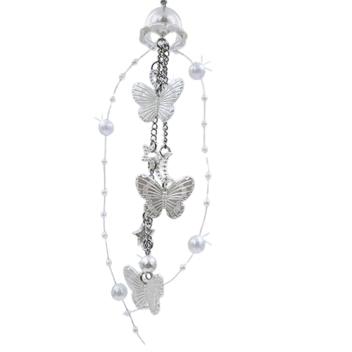 YZYDF Sweet Fringed Wind Chimes keychain Pendant Keychain Unique Phone Lanyard Backpack Ornament