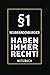 §1 Neubrandenburger Haben Immer Recht!: Notizbuch I A5 I 160 Seiten I Dotted (gepunktete Seiten) I Edles Schwarz Baby,Schwarz günstig Kaufen-§1 Neubrandenburger Haben Immer Recht!: Notizbuch I A5 I 160 Seiten I Dotted (gepunktete Seiten) I Edles Schwarz