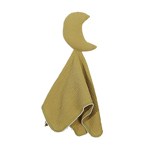 Toalla de saliva para bebé, babero de alimentación para bebés, calmar, toalla de lactancia con sonido, 15 x 15 pulgadas