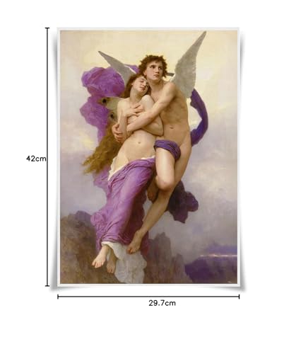 Affiches des dieux grecs Nice Captain au format A3 pour décoration de salon