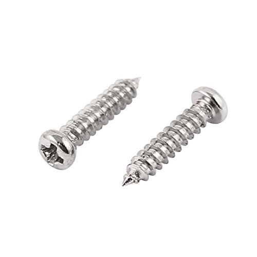 50 tornillos autorroscantes acero inoxidable M2.5 x 12mm miniatura 2